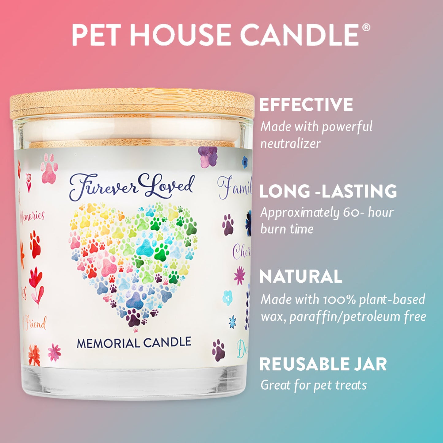 Furever Loved Memorial Candle