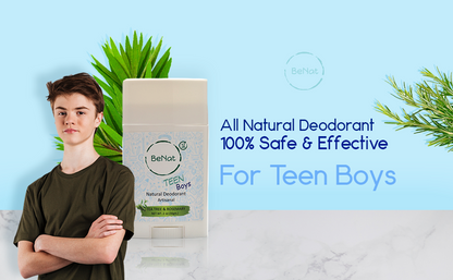 Desodorante totalmente natural para niños y adolescentes