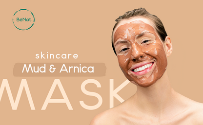 Mascarilla facial de barro y árnica (paquete de 2)