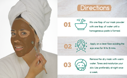 Mascarilla facial de barro y árnica (paquete de 2)
