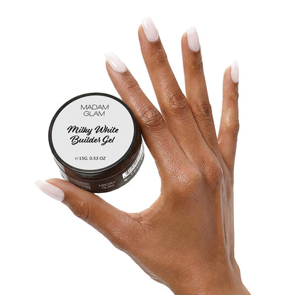 Gel constructor blanco lechoso