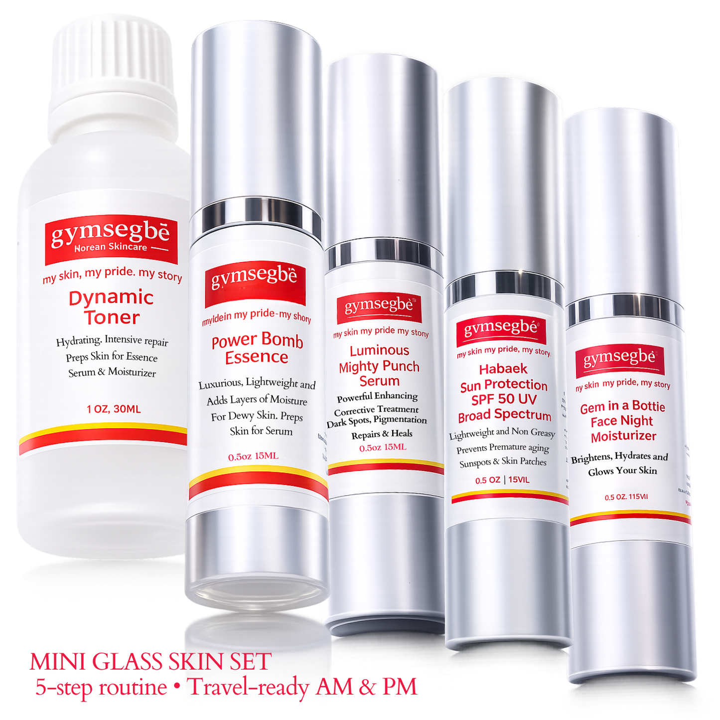 Mini Set - Travel Size - Glass Skin Set