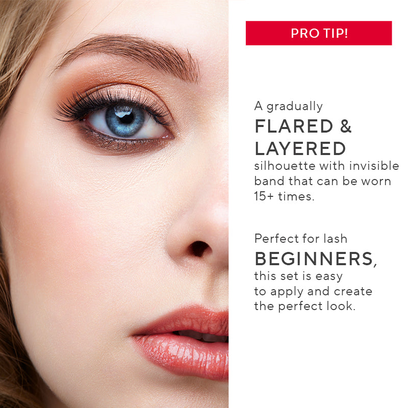 Mink Effect Faux Lash & Adhesive Liner Set