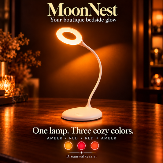 MoonNest - Lampe de table/de bureau/de chevet respectueuse du cycle circadien