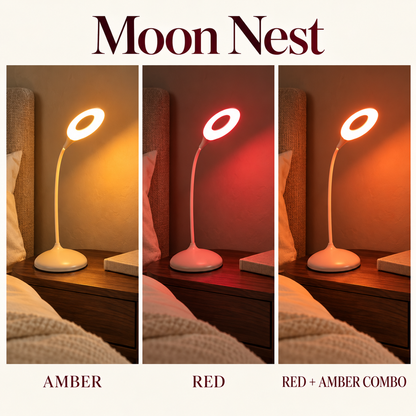 MoonNest - Lampe de table/de bureau/de chevet respectueuse du cycle circadien