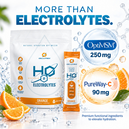 H2O ELECTROLYTES™ - Orange | Zero Sugar Electrolyte Powder