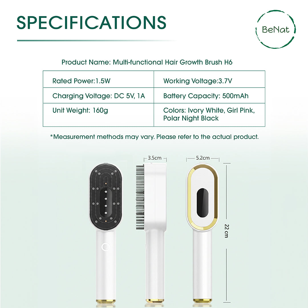 Multi-Functional 3-in-1 Scalp Massager and Oil Applicator Brush