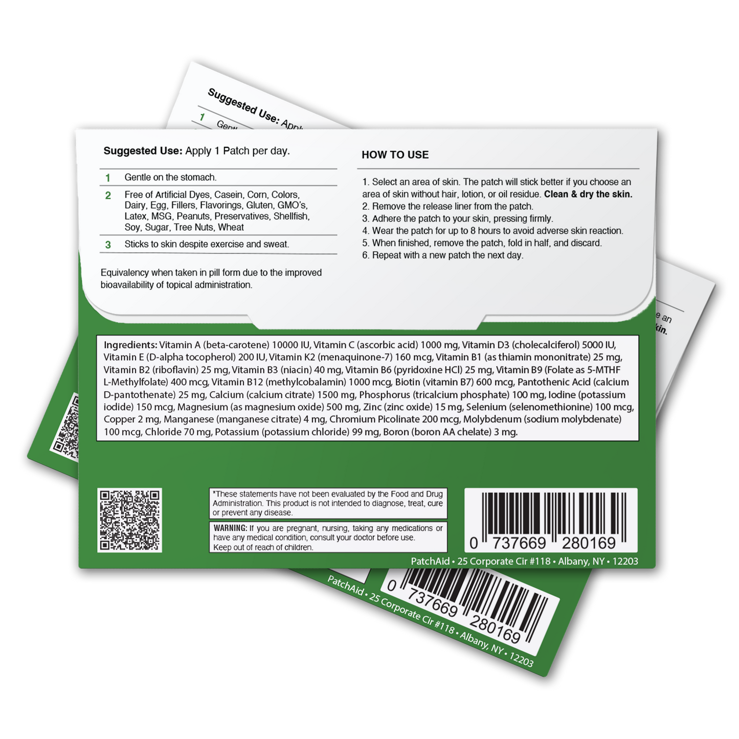 Superhero Vitamin Patch Pack