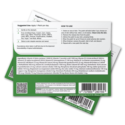 Superhero Vitamin Patch Pack