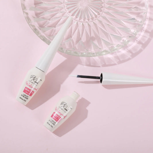 Delineador de ojos líquido blanco mate