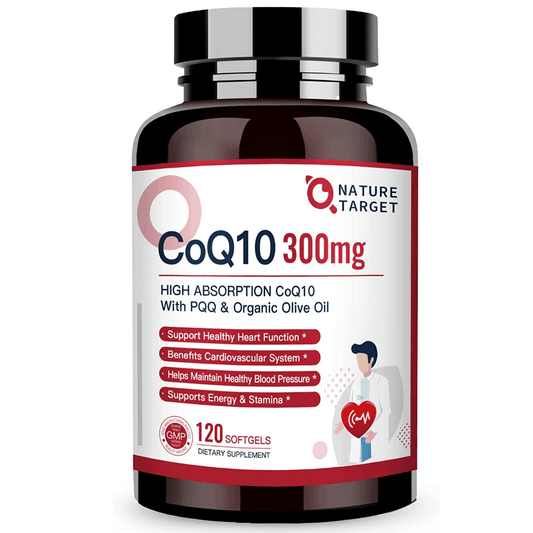 CoQ10 + PQQ + Olive Oil, 300mg, 120 Softgels
