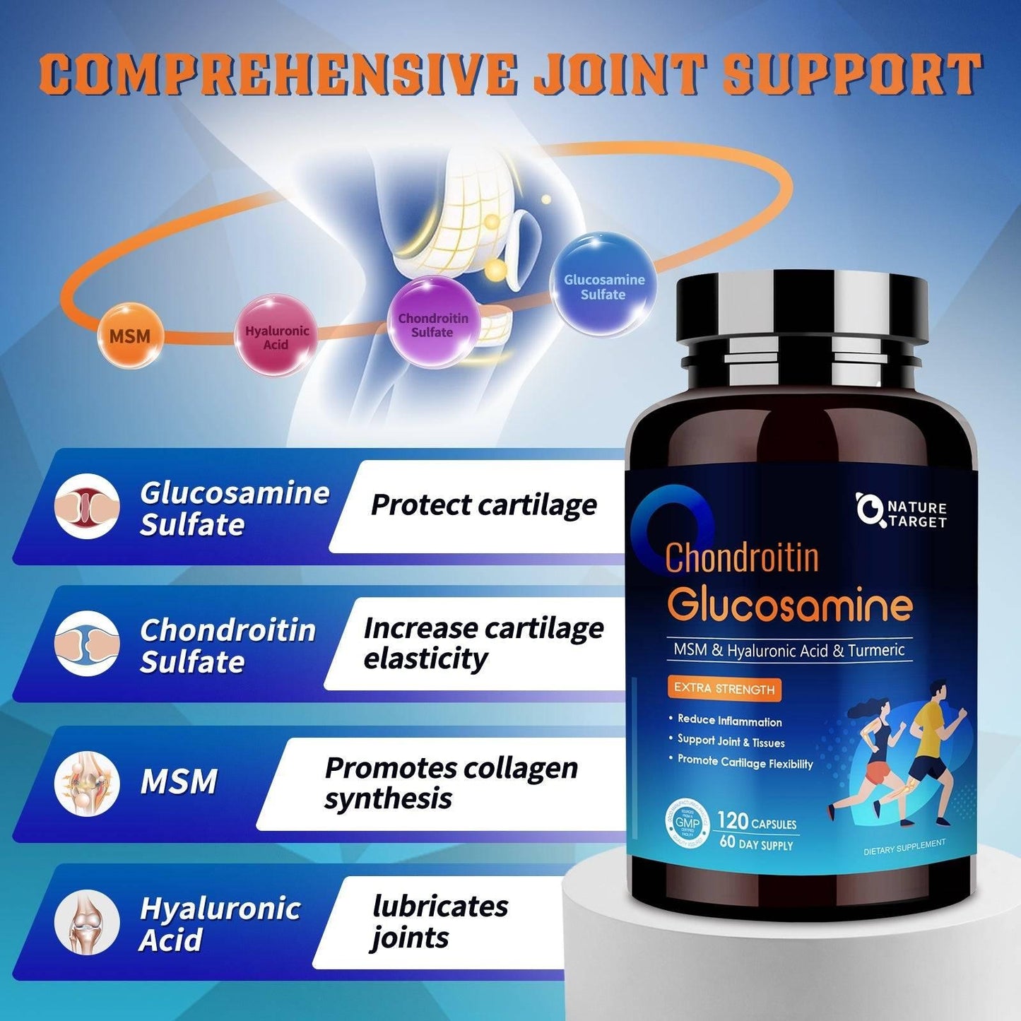 Plant-Based Glucosamine, 120 capsules