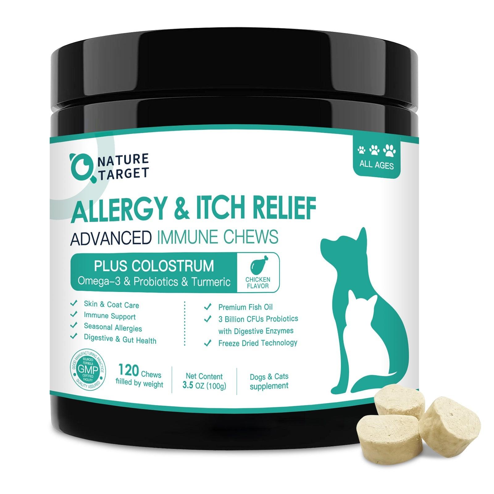 Dogs & Cats Allergy Relief Chews, 3 Billion CFUs