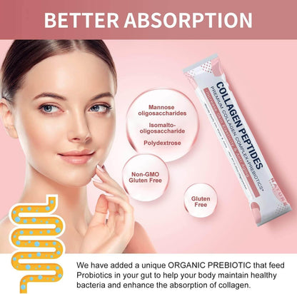 Péptidos de colágeno para cabello, piel y uñas (30 sobres)