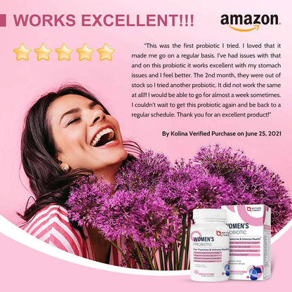 Women’s Probiotics for Vaginal & Urinary Health, 60 Billion CFUs, 90 Tablets
