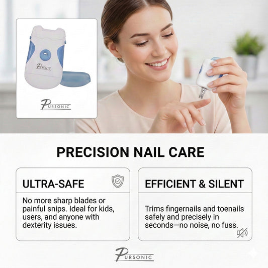 Portable Electric Nail Trimmer & Filer
