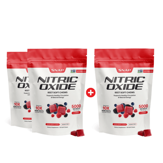 Nitric Oxide Beet Chews - Buy 2, Get 1 Free!