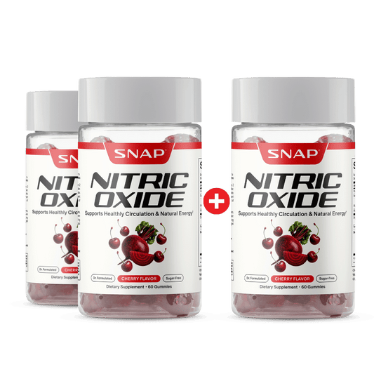 Nitric Oxide Gummies - Cherry Flavor - Buy 2 Get 1 FREE!