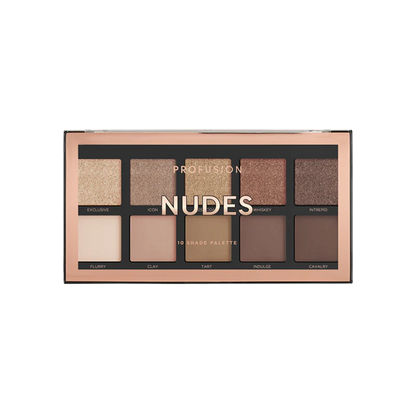 Nudes 10 shade palette
