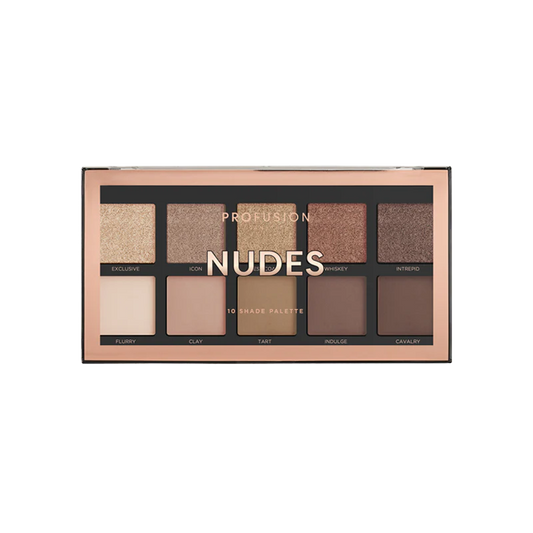 Nudes 10 shade palette