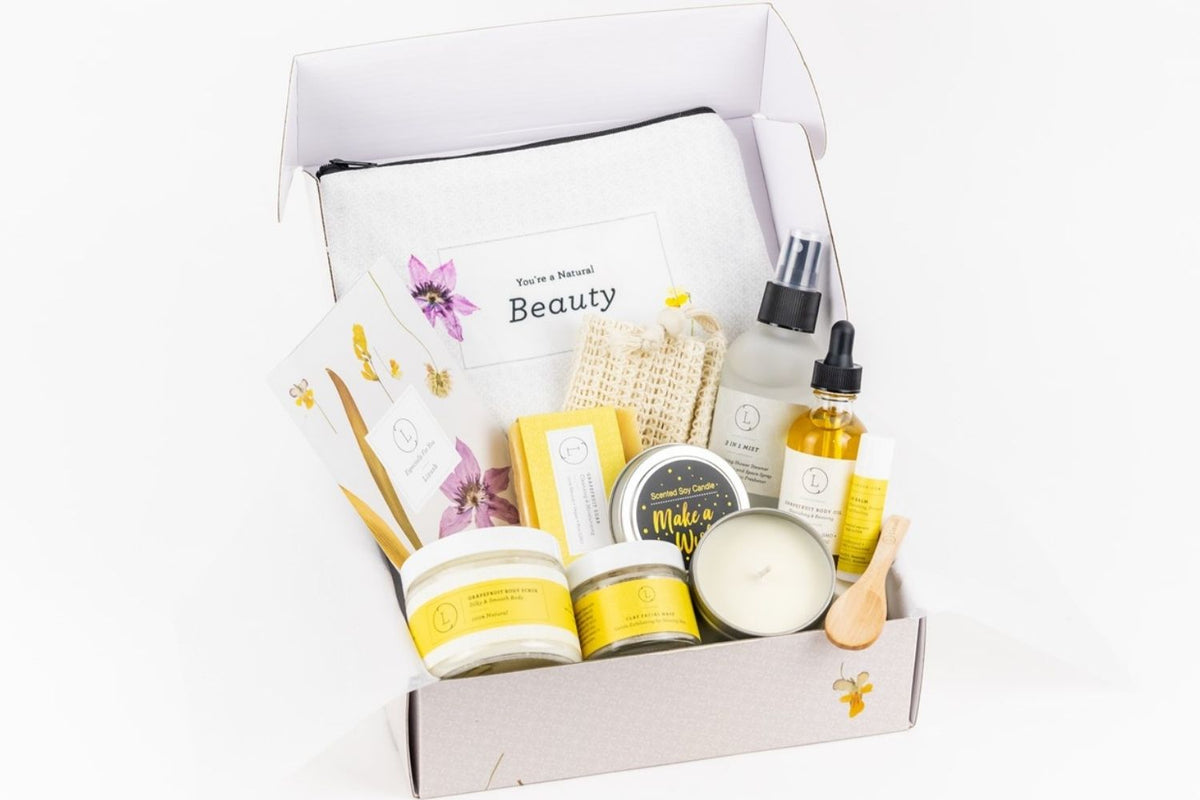 Natural Citrus Care Package – Handmade Bath & Body Gift Box