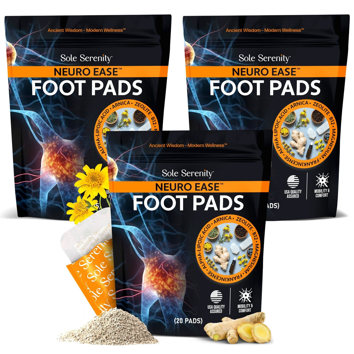 Neuropathy Nerve Discomfort Support Pads