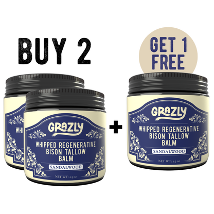 Whipped Bison Tallow & Manuka Honey Moisturizing Balm