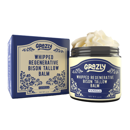 Whipped Bison Tallow & Manuka Honey Moisturizing Balm