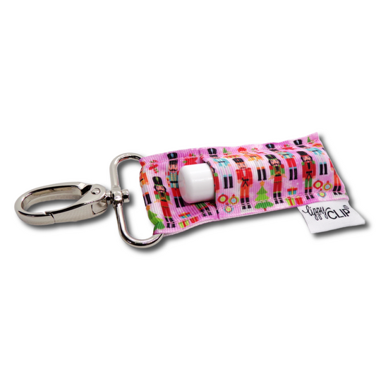 Pink Nutcrackers LippyClip® Lip Balm Holder