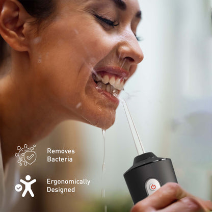 USB Rechargeable Water Flosser Helps Remove Plaque & Dilute Harmful Toxins