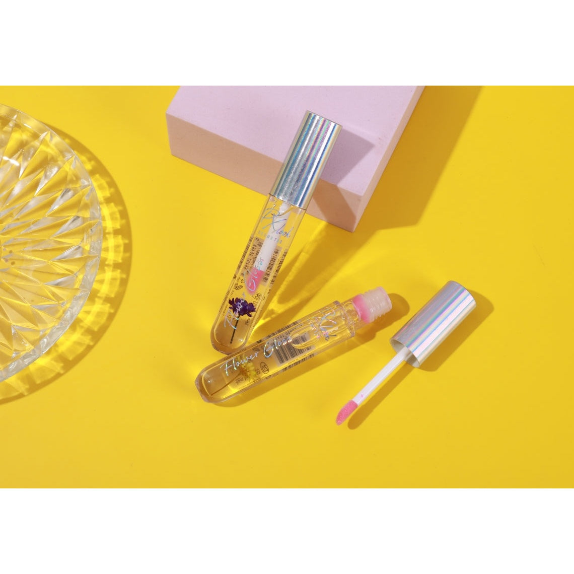 Brillo labial con flores PxLook