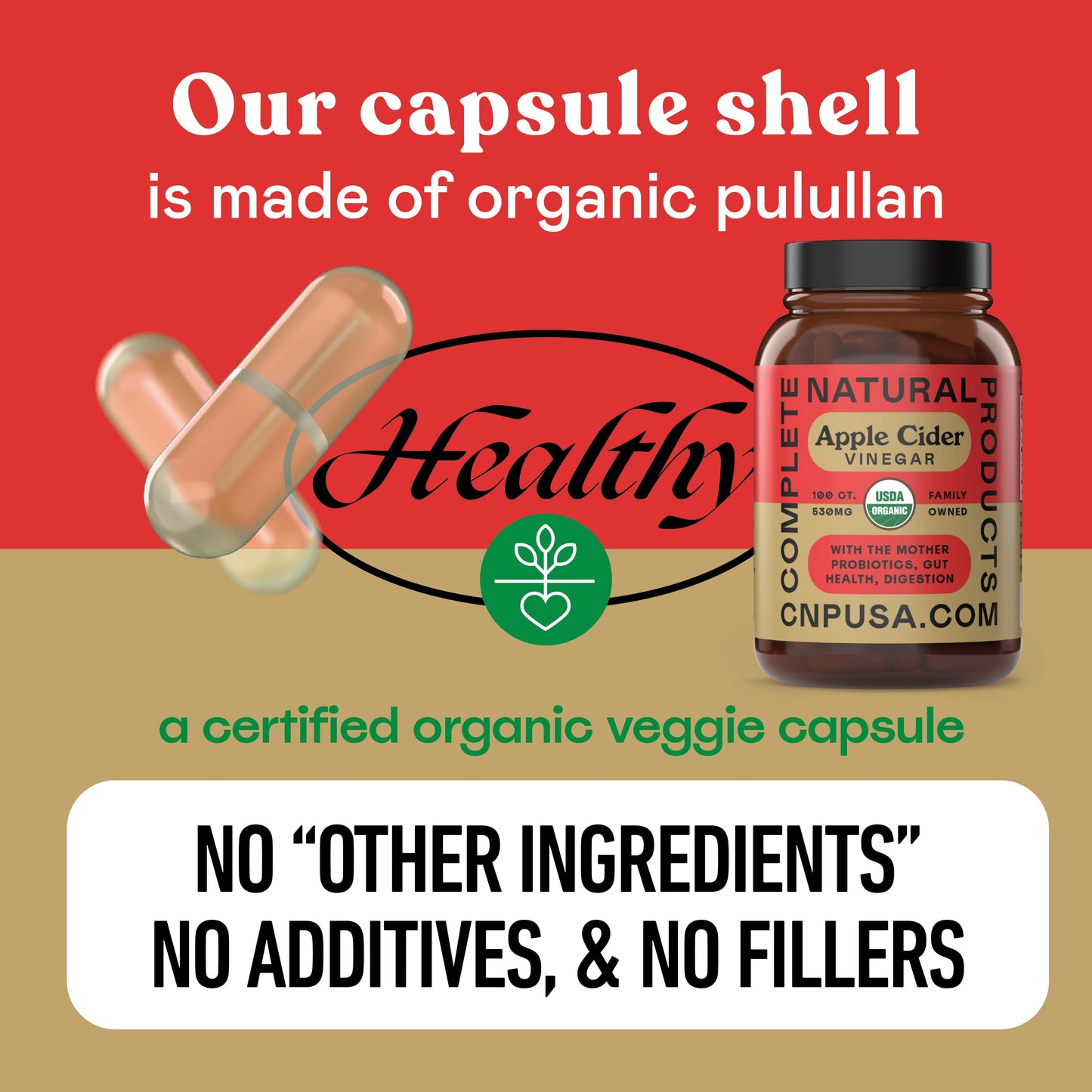 Organic Apple Cider Vinegar Capsules