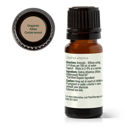 Organic Atlas Cedarwood Essential Oil