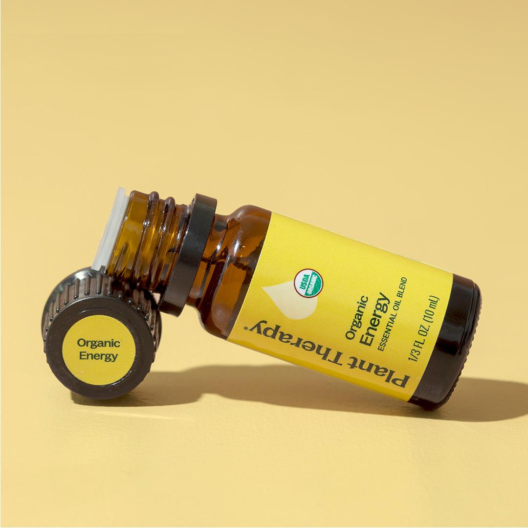 Mezcla de aceites esenciales de energía orgánica