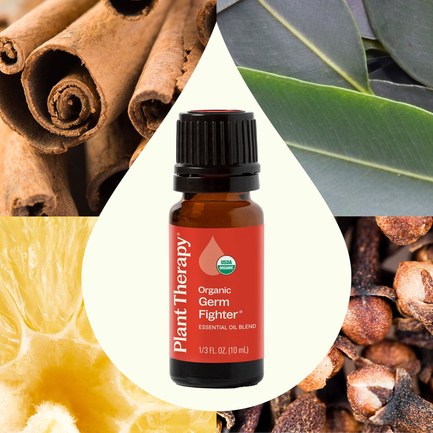 Aceite esencial orgánico germicida