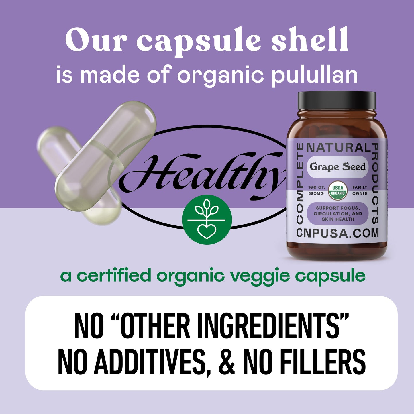 Organic Grape Seed Capsules