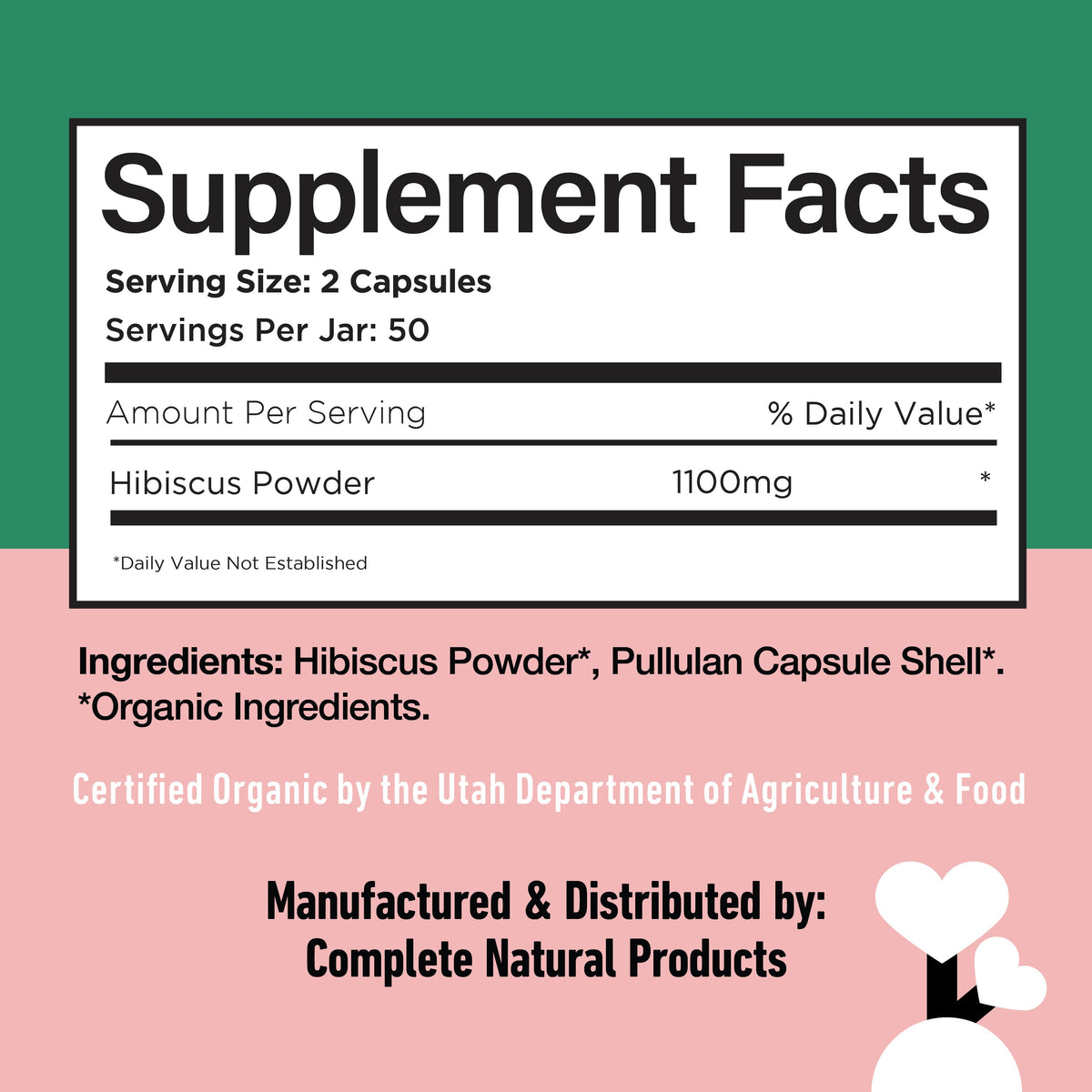 Organic Hibiscus Capsules