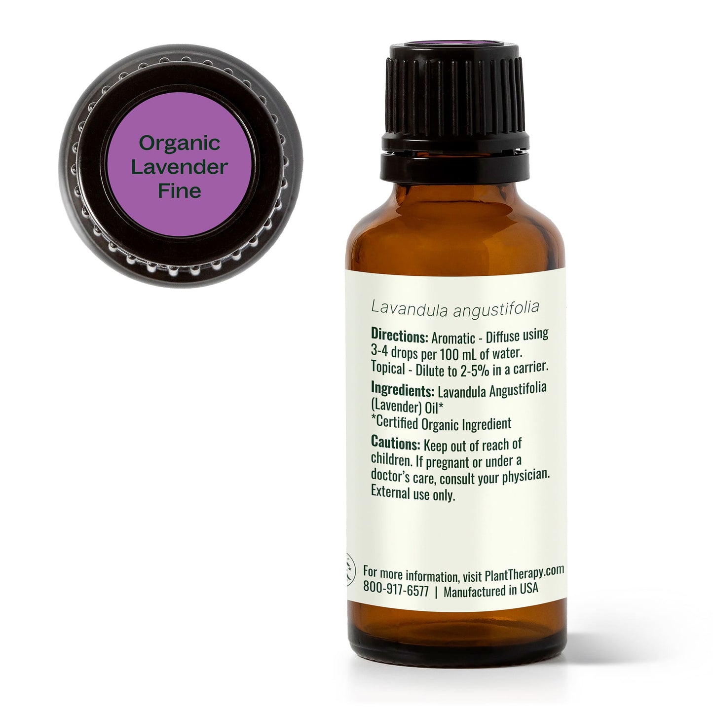 Aceite esencial fino de lavanda orgánica