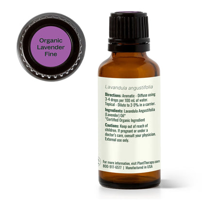 Aceite esencial fino de lavanda orgánica