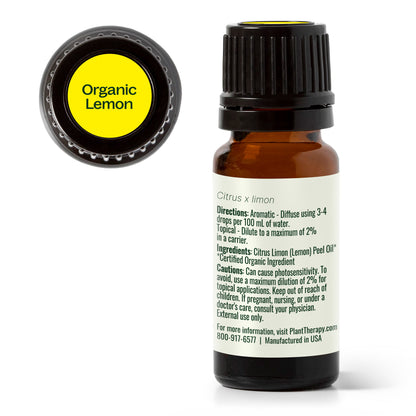 Aceite esencial de limón orgánico