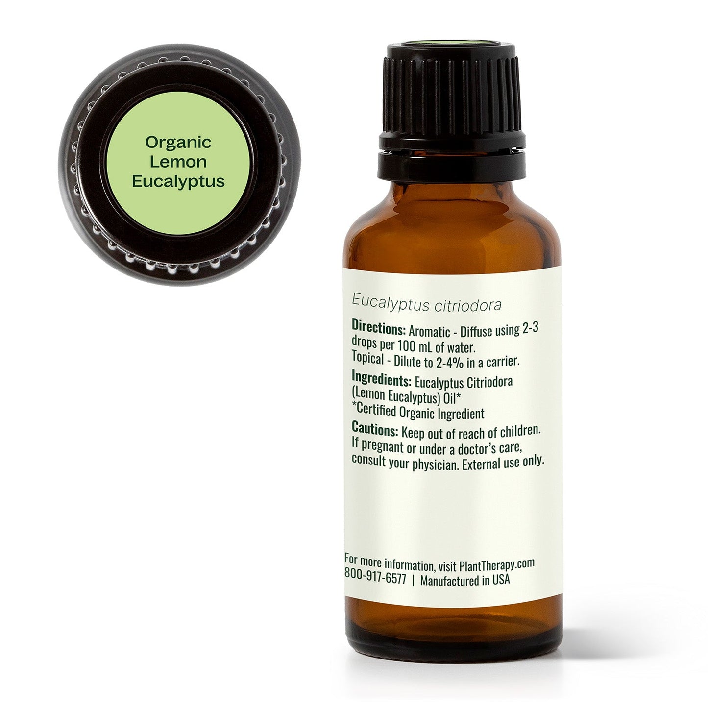 Aceite esencial de eucalipto y limón orgánico
