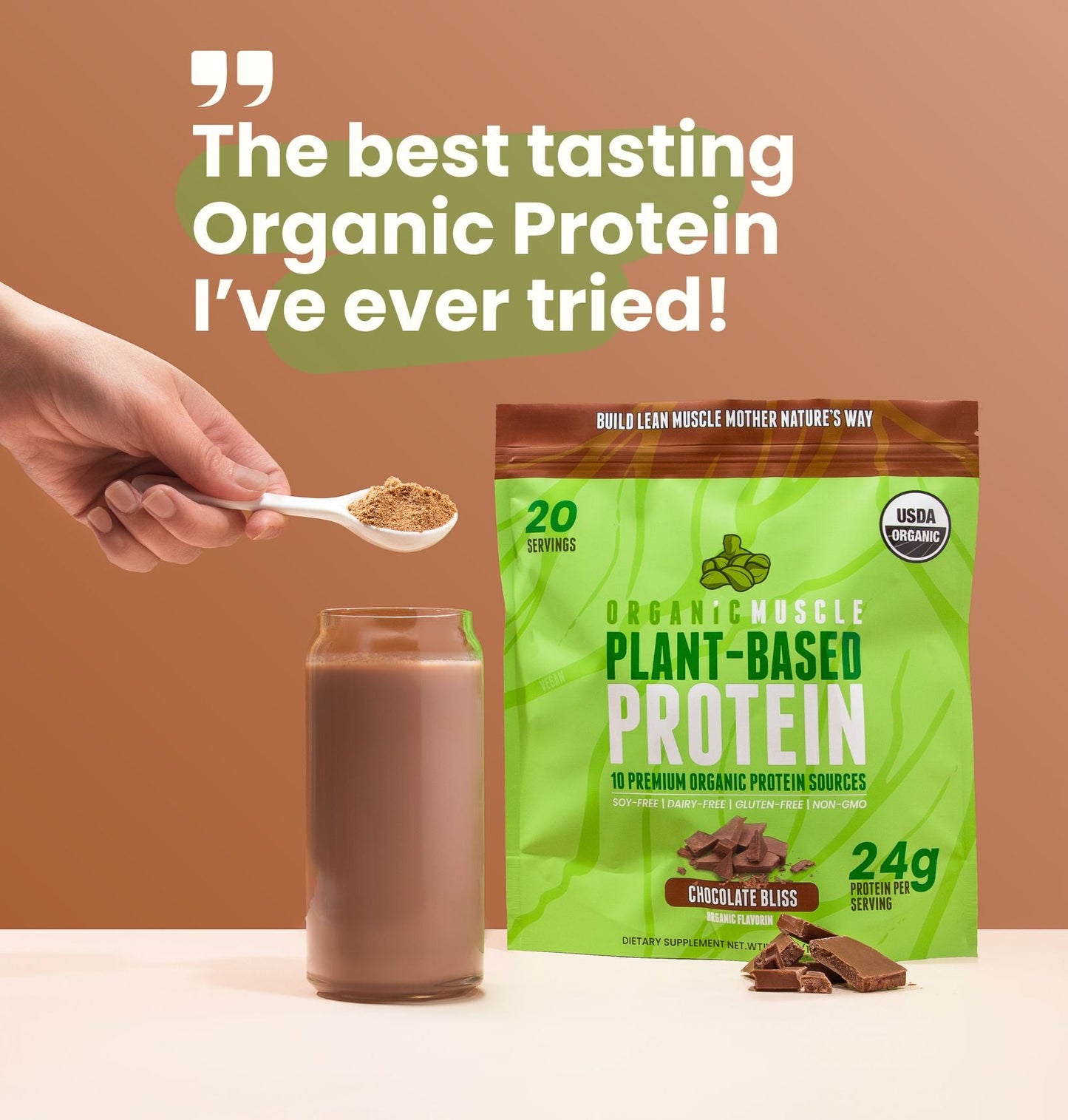 Organic Vegan Protein - Chocolate