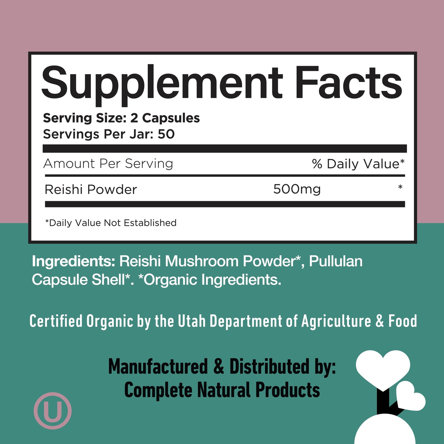 Organic Reishi Capsules