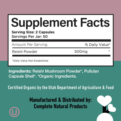 Organic Reishi Capsules