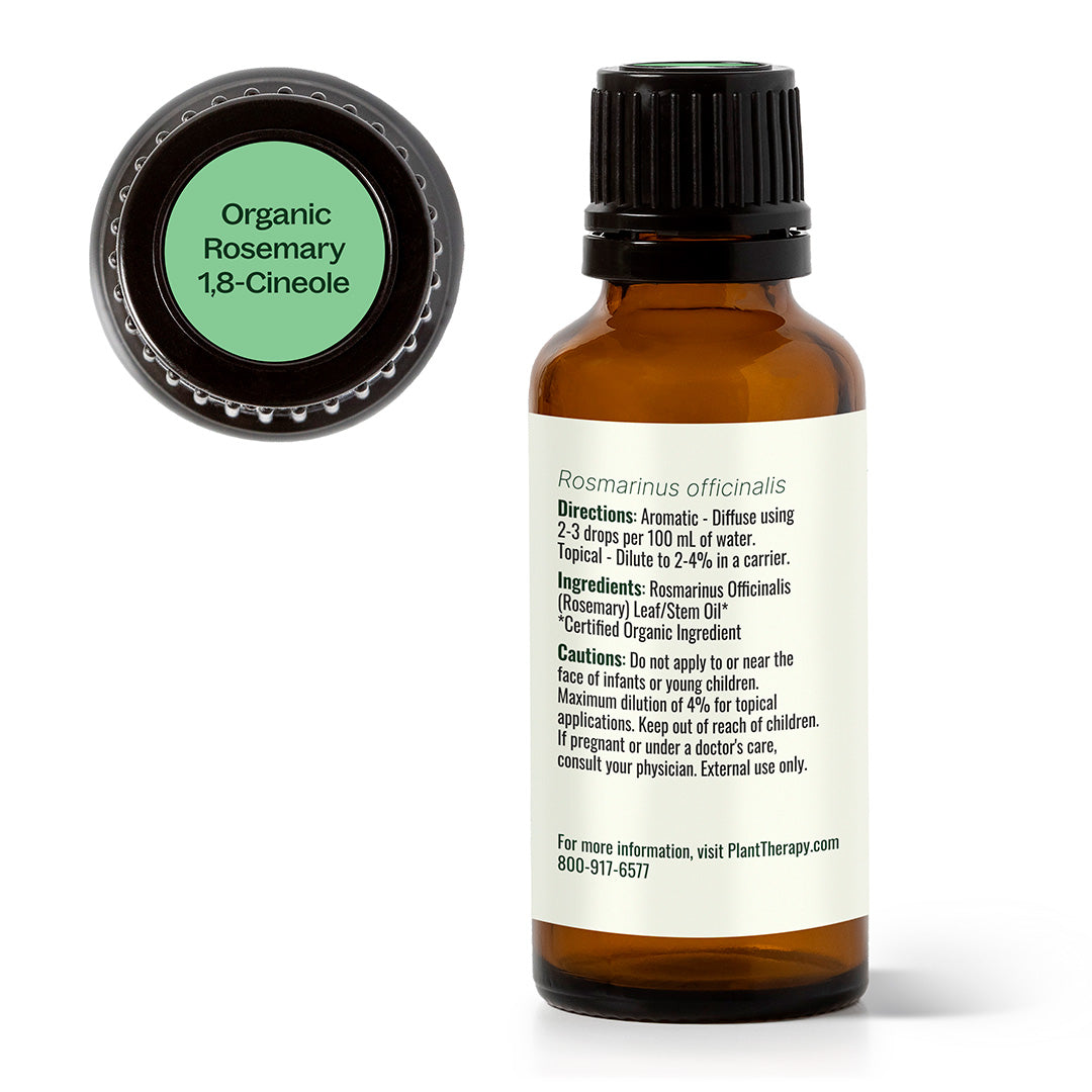 Aceite esencial de romero 1,8-cineol orgánico
