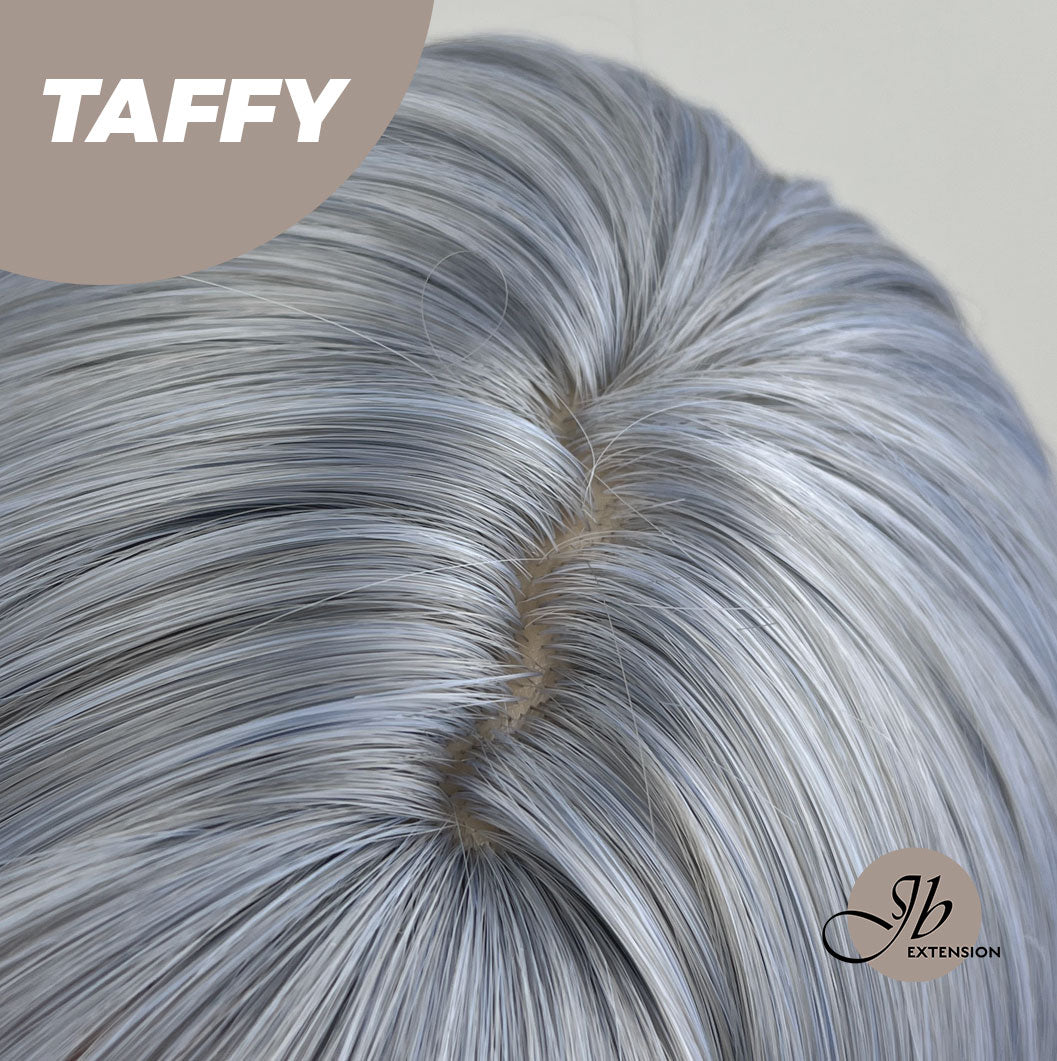 JBEXTENSION 26 Inches Blue Straight Wig With Bangs TAFFY