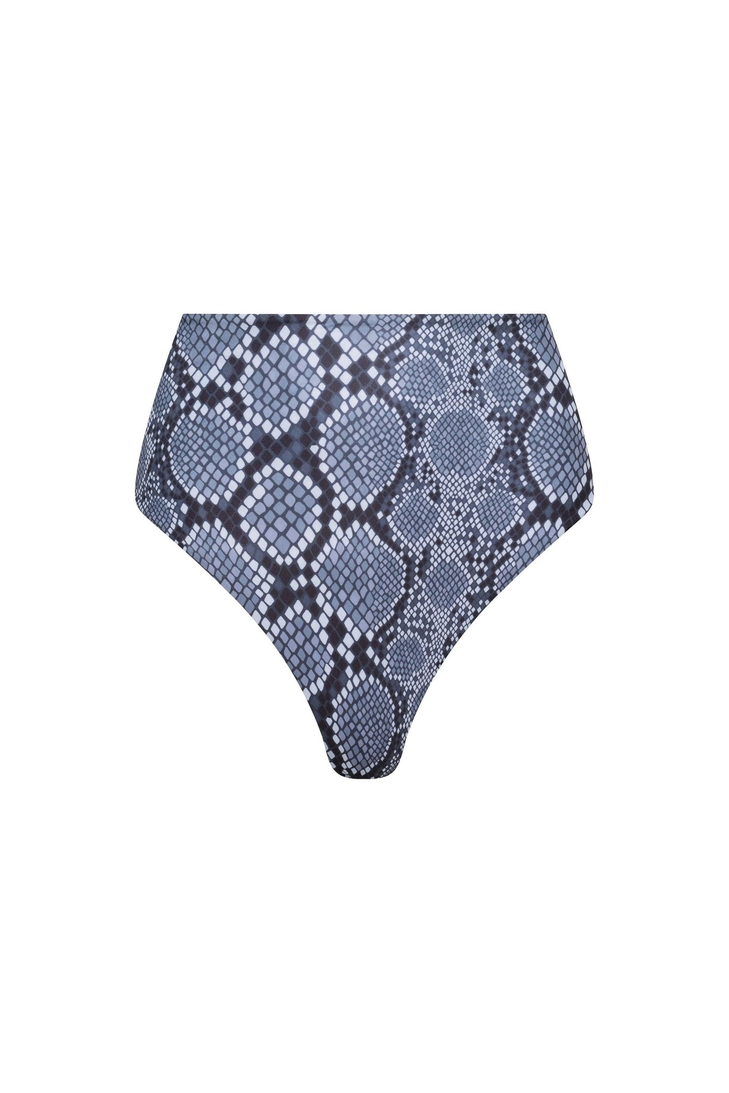 Palermo High Waist Bikini Bottom Snake