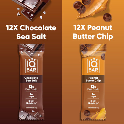 Chocolate Sea Salt & Peanut Butter Chip (24 Bars)