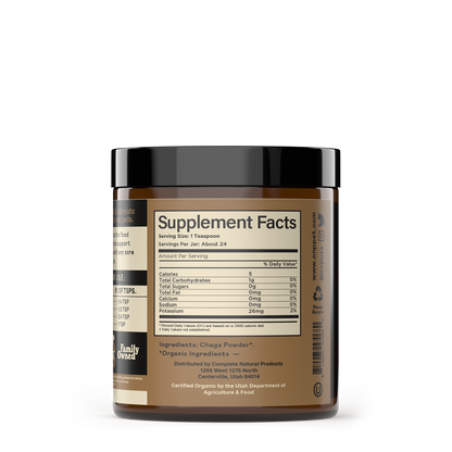 Organic Chaga Mushroom Powder for Dogs and Cats