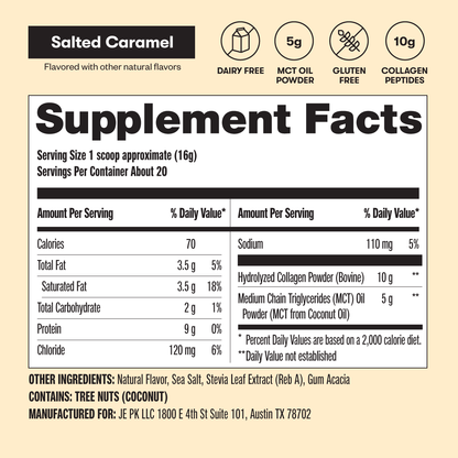 Grass-Fed Collagen Peptides & MCT Brain Boost